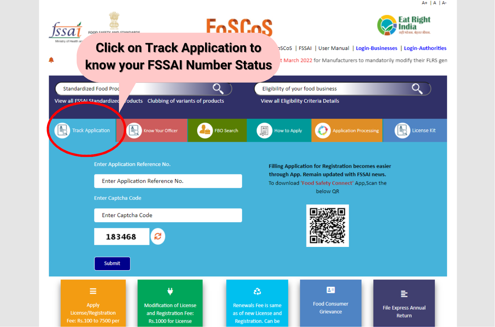 Track Application Status