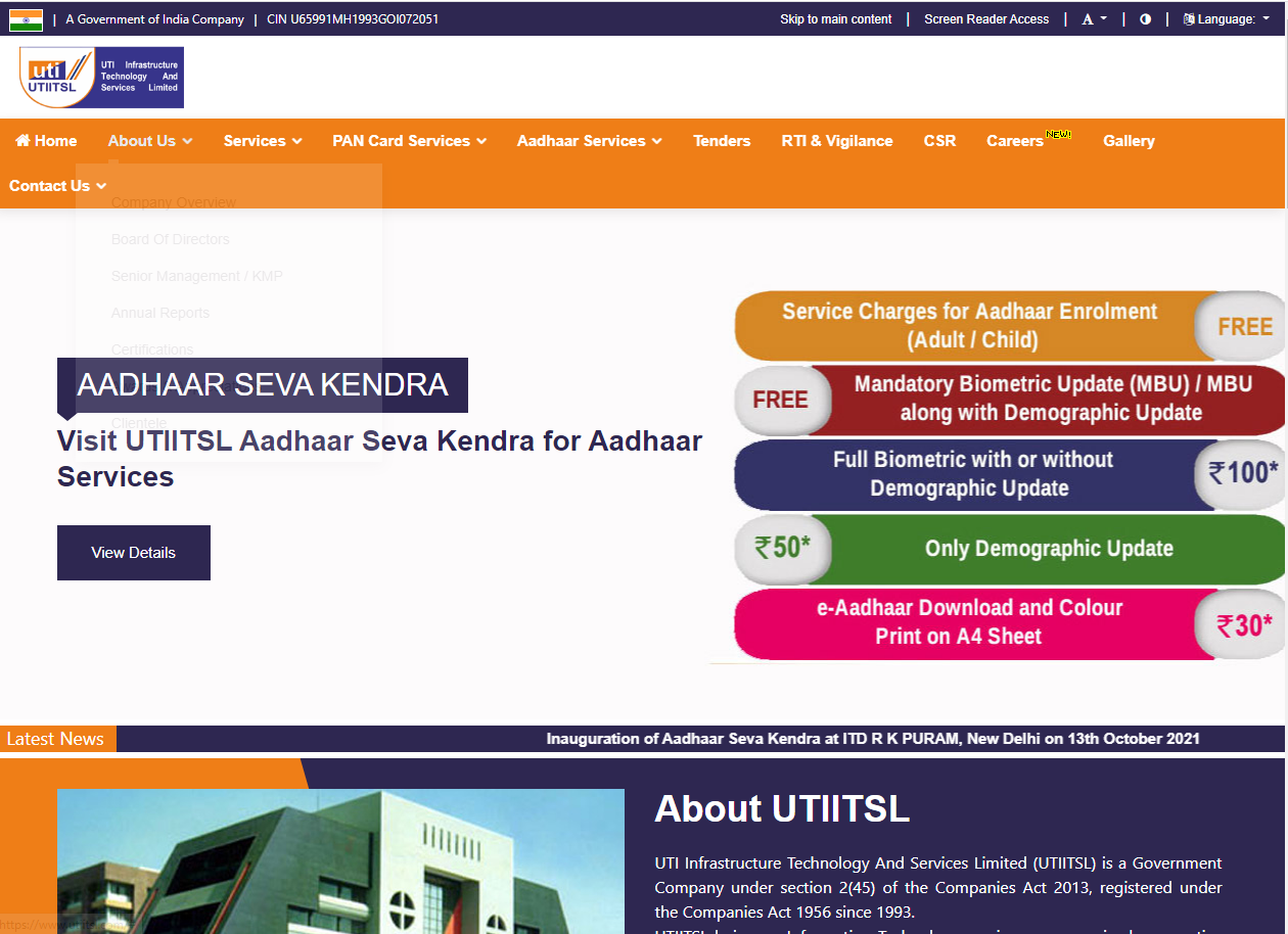 Visit Official Website utiitsl.com